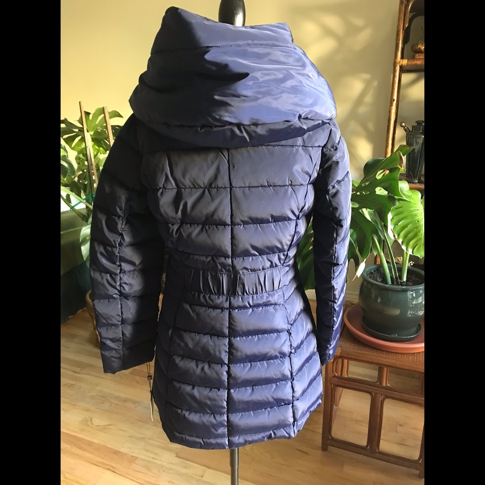 Laundry by Shelli Segal Gorgeous Blue Parka/Puffer Coat “S” NWTs - Picture 4 of 10